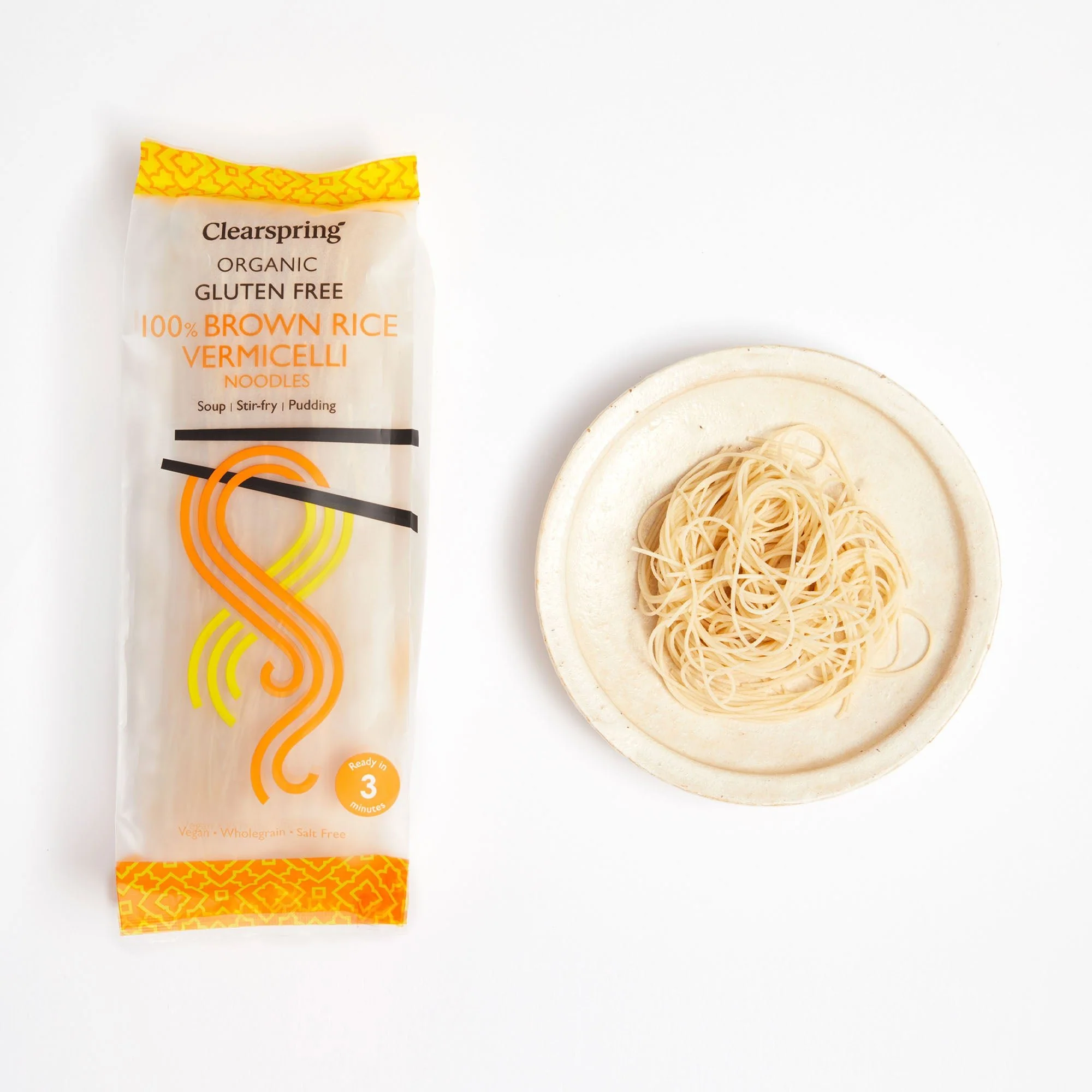 Organic Gluten Free 100% Brown Rice Vermicelli Noodles - Image 3