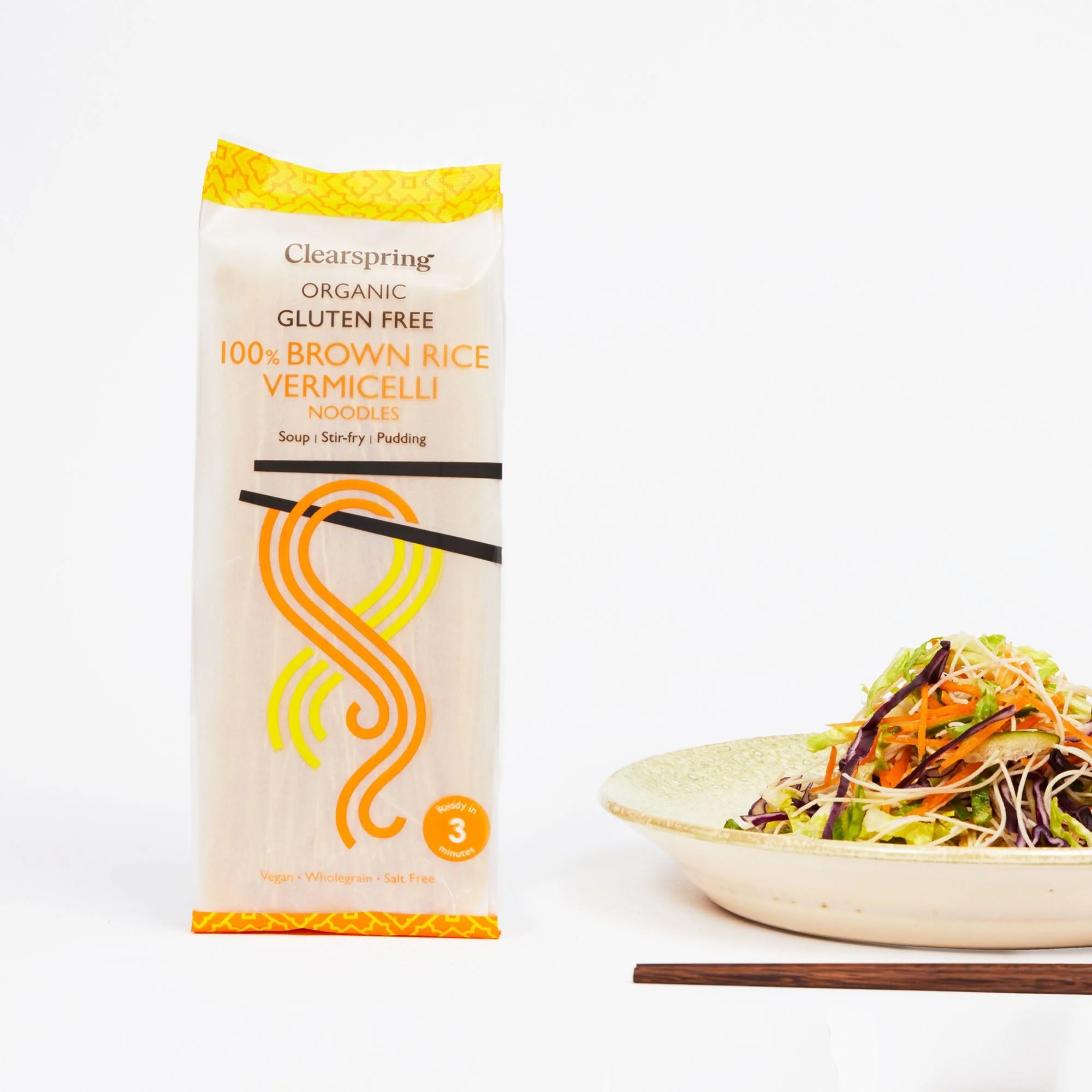 Organic Gluten Free 100% Brown Rice Vermicelli Noodles - Image 4