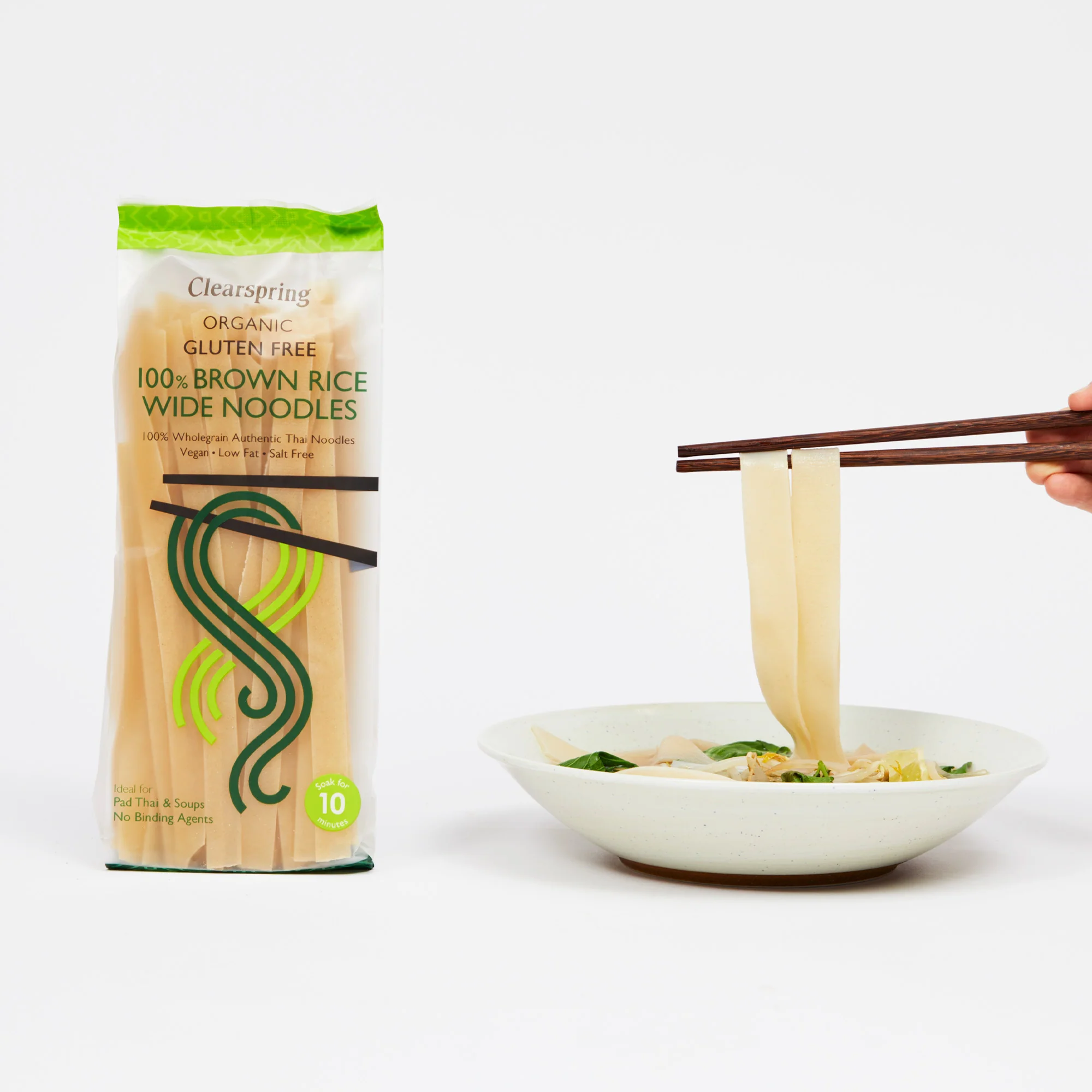 Organic Gluten Free 100% Brown Rice Wide Noodles - Image 4