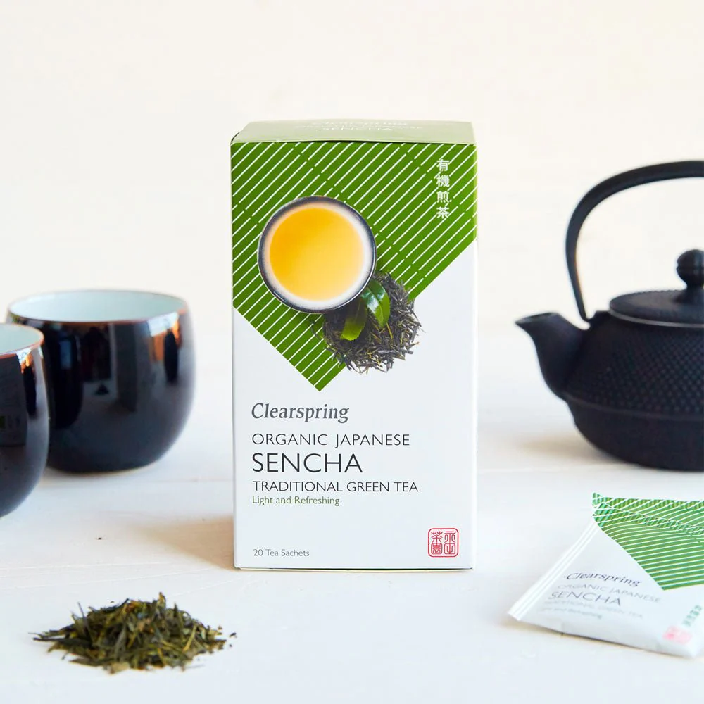 Organic Japanese Sencha Green Tea - 20 Tea Sachets - Image 3