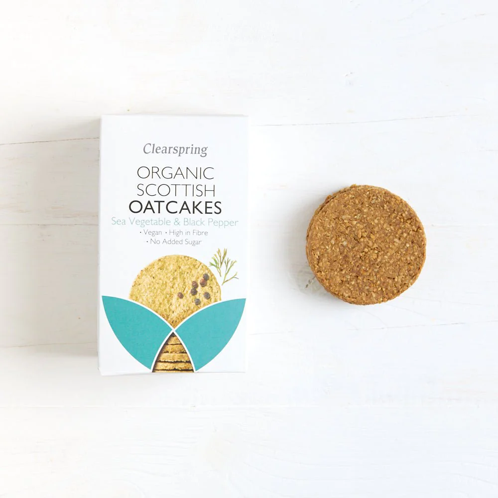 Organic Oatcakes - Sea Vegetable & Black Pepper - Image 3