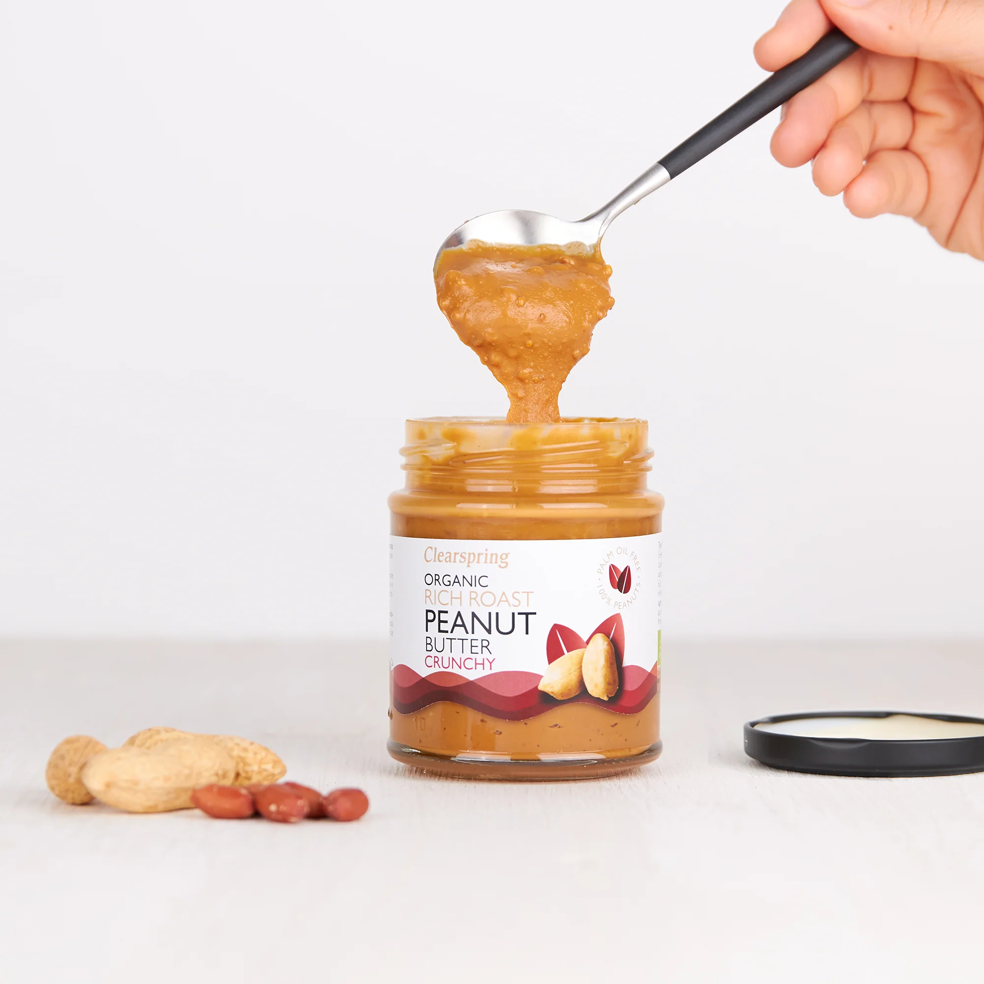 Organic Rich Roast Peanut Butter - Crunchy - Image 4