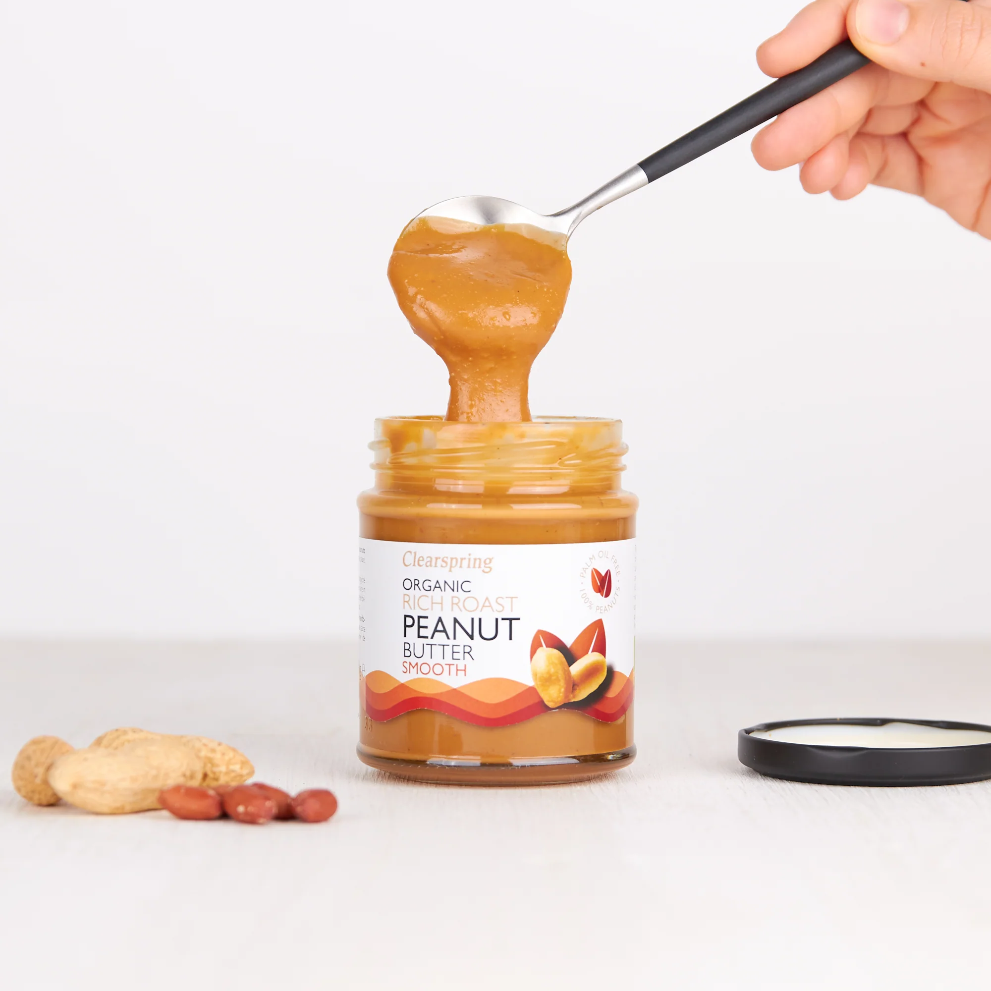 Organic Rich Roast Peanut Butter - Smooth - Image 4