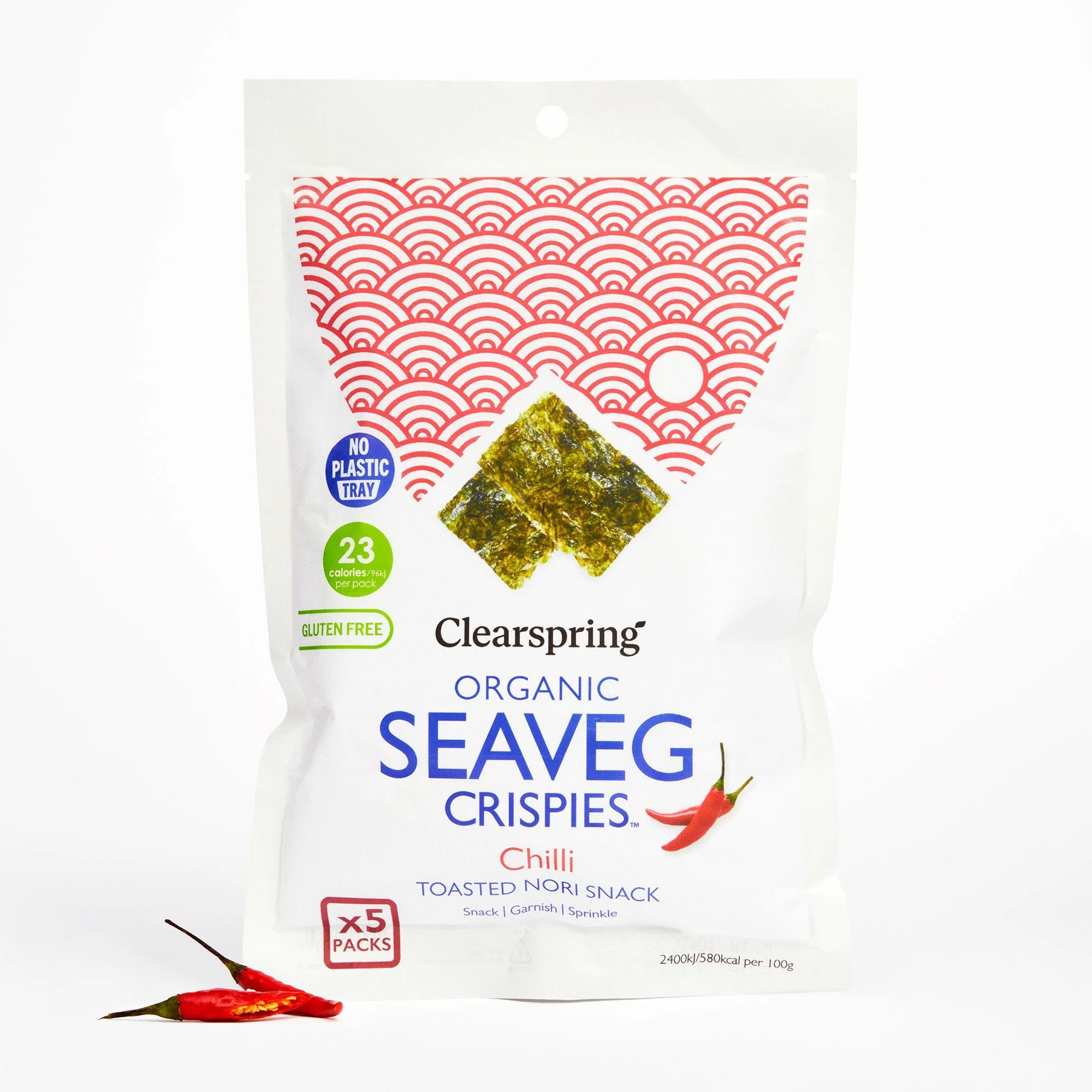 Organic Seaveg Crispies Multipack - Chilli (Crispy Seaweed Thins) - Image 3