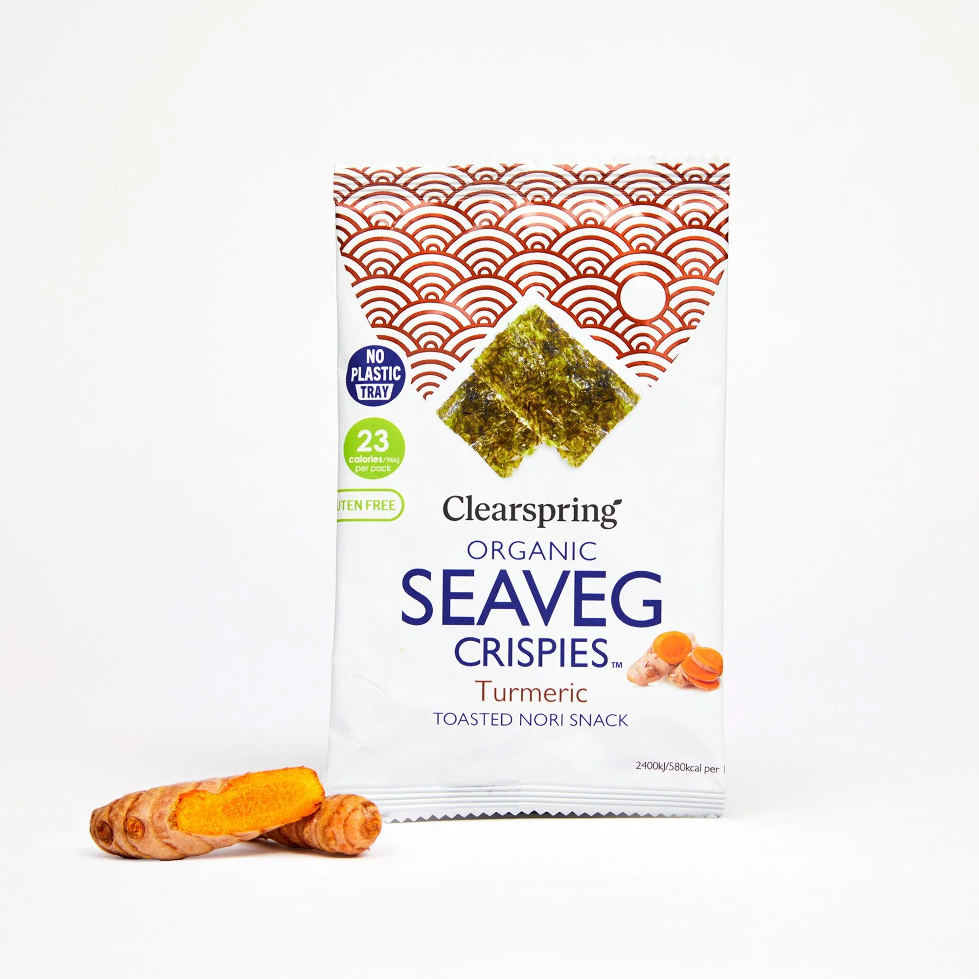 Organic Seaveg Crispies - Turmeric (Crispy Seaweed Thins) - Image 3