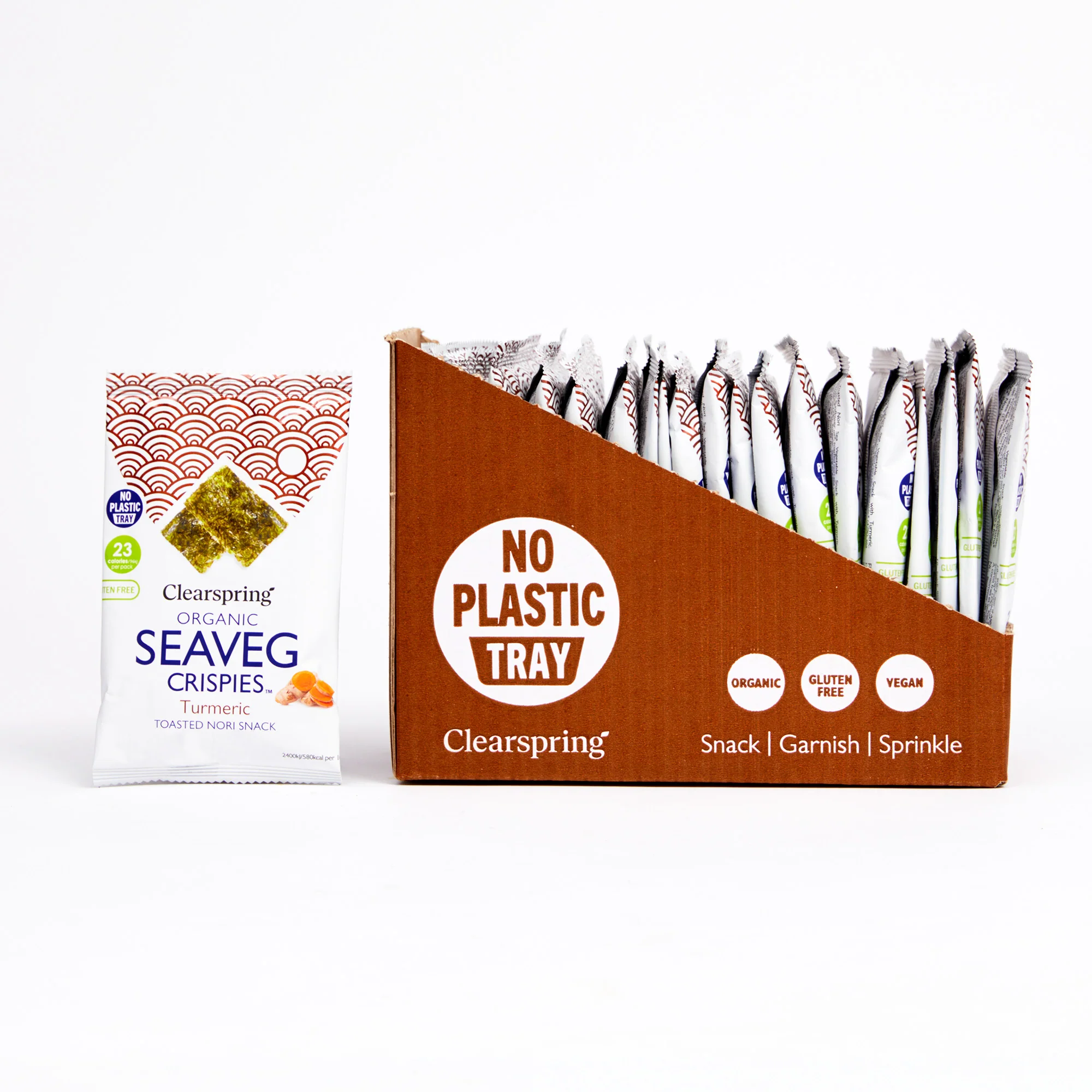 Organic Seaveg Crispies - Turmeric (Crispy Seaweed Thins) - Image 4