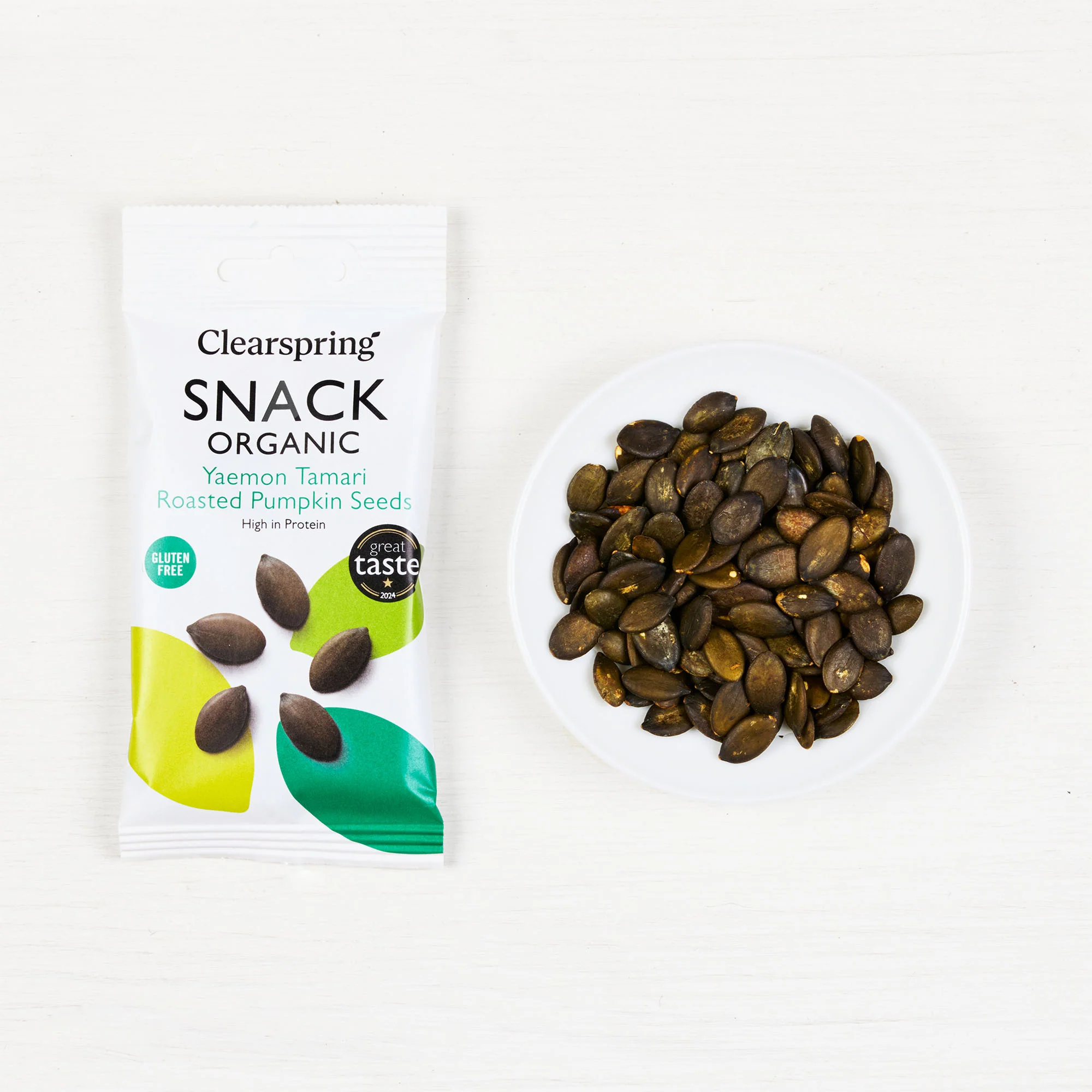 Snack Organic - Yaemon Tamari Roasted Pumpkin Seeds - Image 3